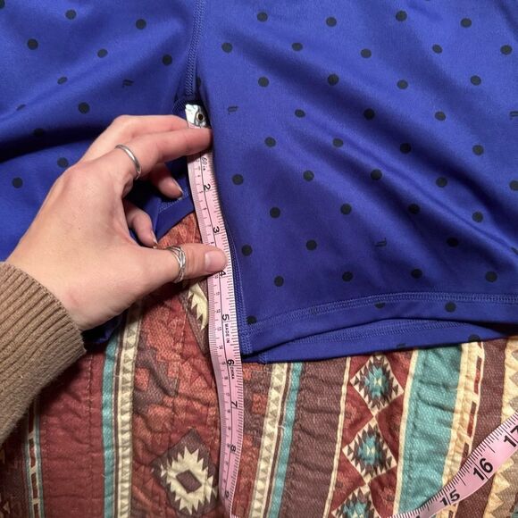 Fabletics polka dot biker shorts size small - Picture 5 of 6